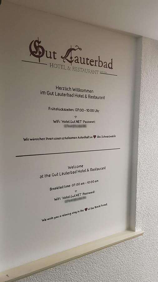 Gut Lauterbad Hotel フロイデンシュタット エクステリア 写真